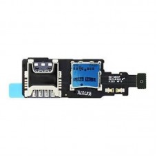 Samsung S5 mini SM-G800F Galaxy  Шлейф sd /sim card reader